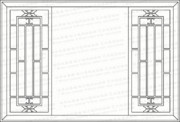 镂空雕花铝单板、效果图纸_